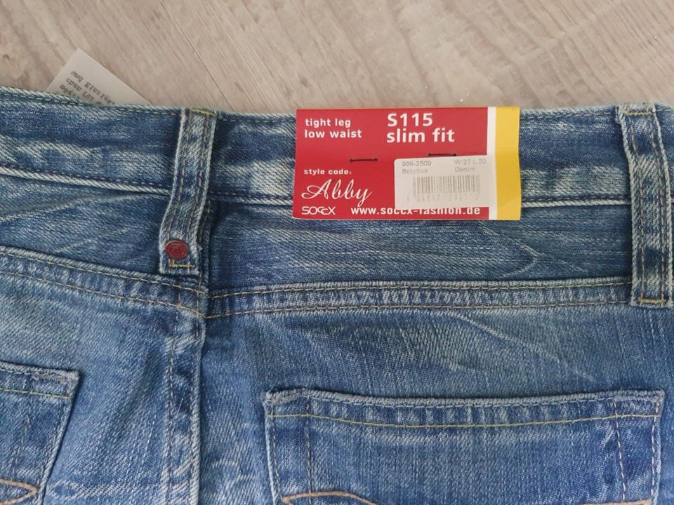 NEU! Soccx Abby Slim fit Jeans Hose low waist w:27 l:32 in Potsdam