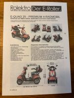 Rolektro E-Quad 25-Premium 4-Radmobil Nordrhein-Westfalen - Coesfeld Vorschau