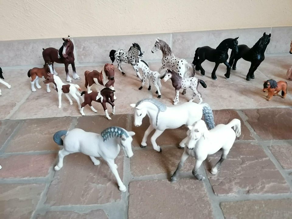 Konvolut Schleich Pferde, Ponys,... in Kadenbach