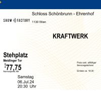 1 Ticket für das Kraftwerk Konzert in Wien am 06.07.2024 Berlin - Reinickendorf Vorschau