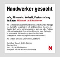 Handwerker*in, Schornsteinmonteur*in GESUCHT FÜR RAUM HANNOVER Niedersachsen - Garbsen Vorschau