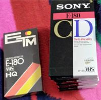 5 Stück Sony VHS 180 & 1 St. ETM 180 NEU eingeschweißt Nordrhein-Westfalen - Neuss Vorschau