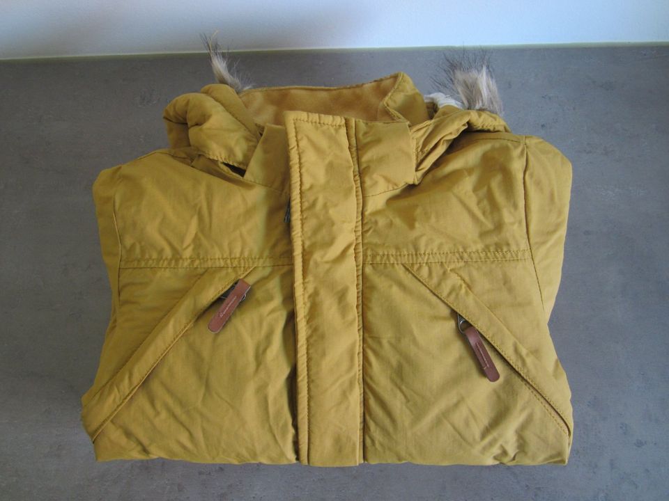 Winterjacke  Kinder maisgelb-curry Gr. 104 H&M NEU in Büttelborn