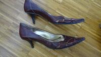 COX Pumps High Heels Leder Damen in bordeaux rot - Größe 40 Thüringen - Heilbad Heiligenstadt Vorschau