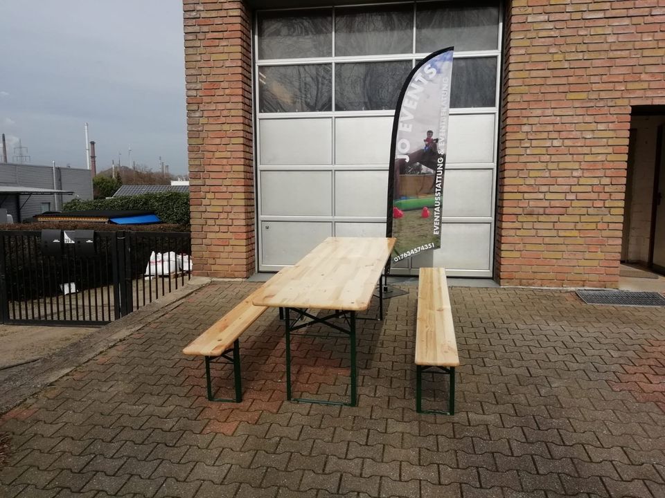 Bierzeltgarnituren mieten für 14,99€ 70cm x 220cm & vieles mehr in Bottrop