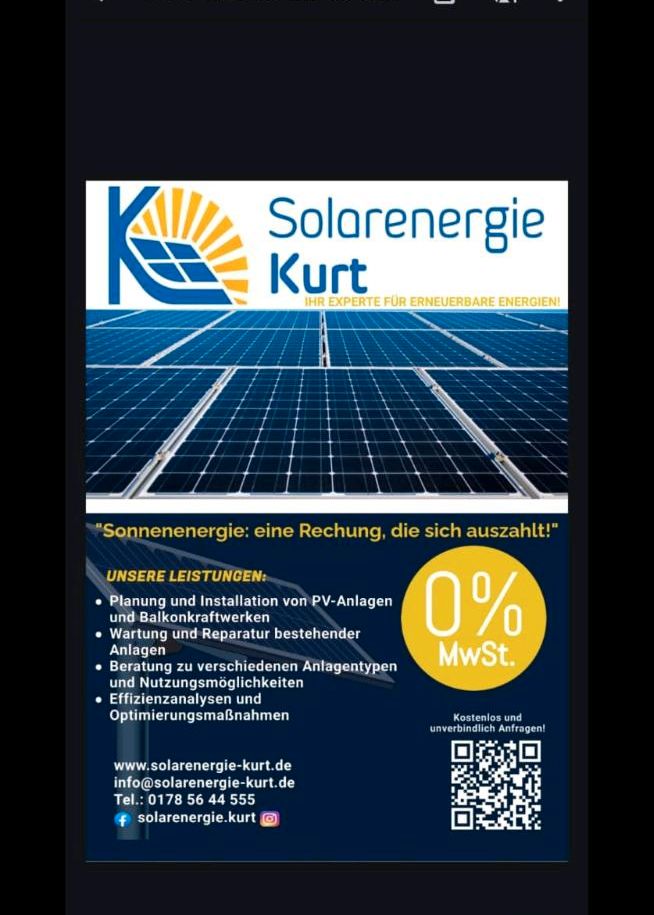 Photovoltaik inkl. Montage - PV - Anlage, Solar, Solarenergie in Ahlen