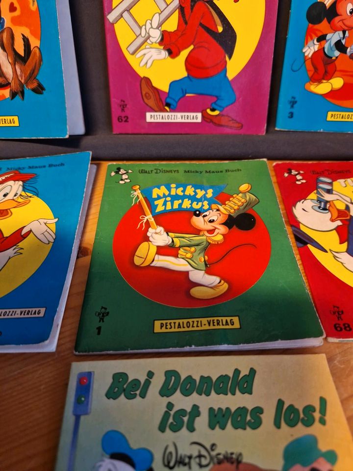 Alte Walt Disney Mini Bücher,Pestalozzi Verlag, 1,2,3,62,68,68,69 in Ibbenbüren