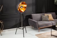 Stehleuchte Studio 160 cm schwarz Gold Lampe Dresden - Loschwitz Vorschau