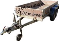 Vermietung: 2-Achsanhänger 1,2 t Anhänger 1200 KG Mieten Sachsen-Anhalt - Dessau-Roßlau Vorschau