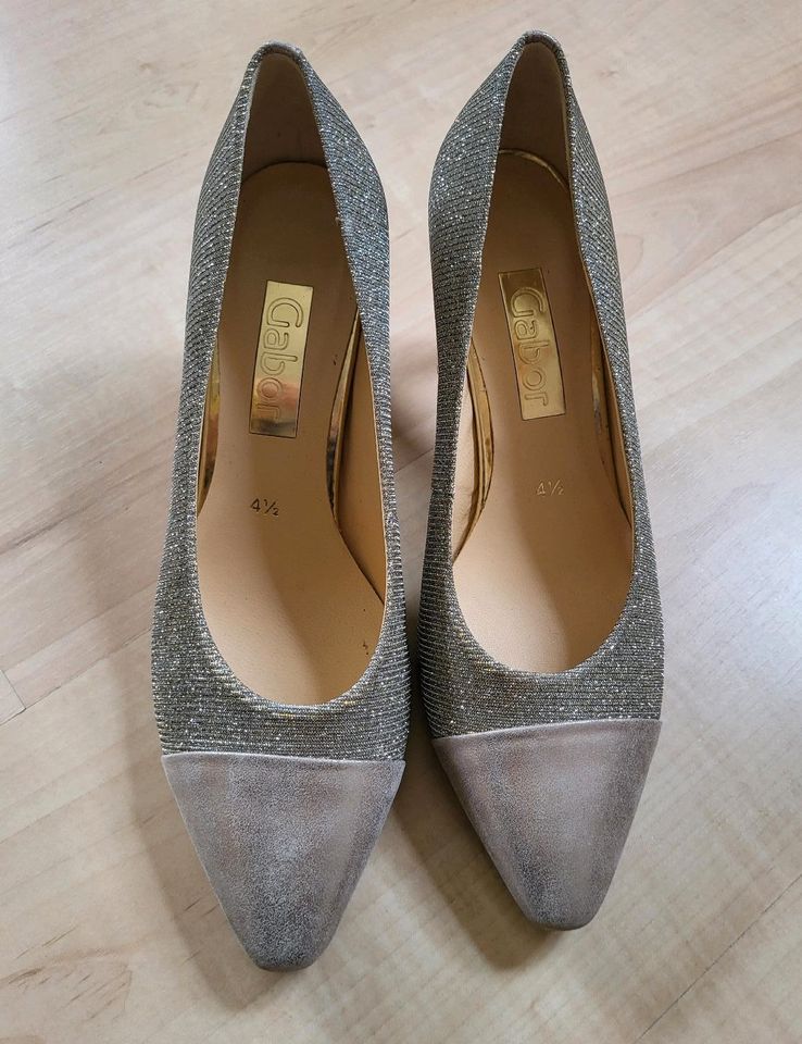 Gabor Pumps, silber-gold, Größe 37,5,  Neu! in München