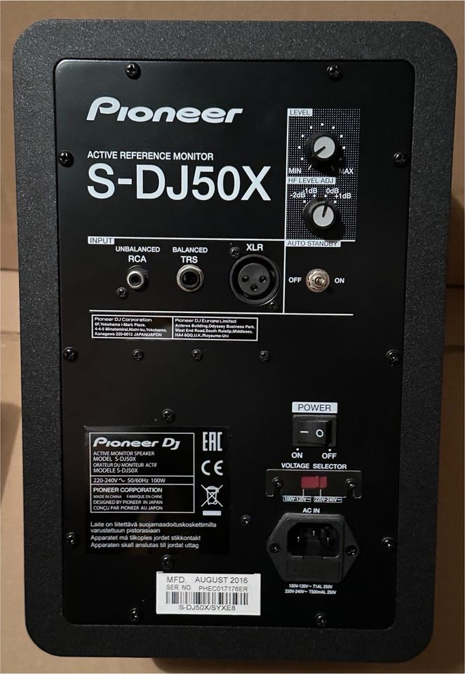 Pioneer Monitor Lautsprecher S-DJ50X schwarz in Köln