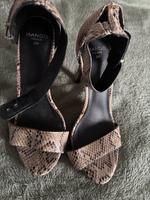 Pumps High Heels Gr. 38 Mango, Schlangenleder Optik Rheinland-Pfalz - Hagenbach Vorschau