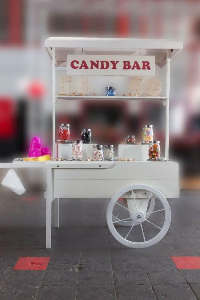 Candybar / Candywagen weiß - MIETE - mit oder ohne Zubehör in Lünen