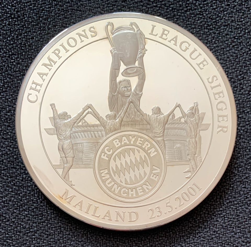 FC Bayern München Münze 999/Silber Champions- League Sieger 2001 in München  - Pasing-Obermenzing | eBay Kleinanzeigen ist jetzt Kleinanzeigen