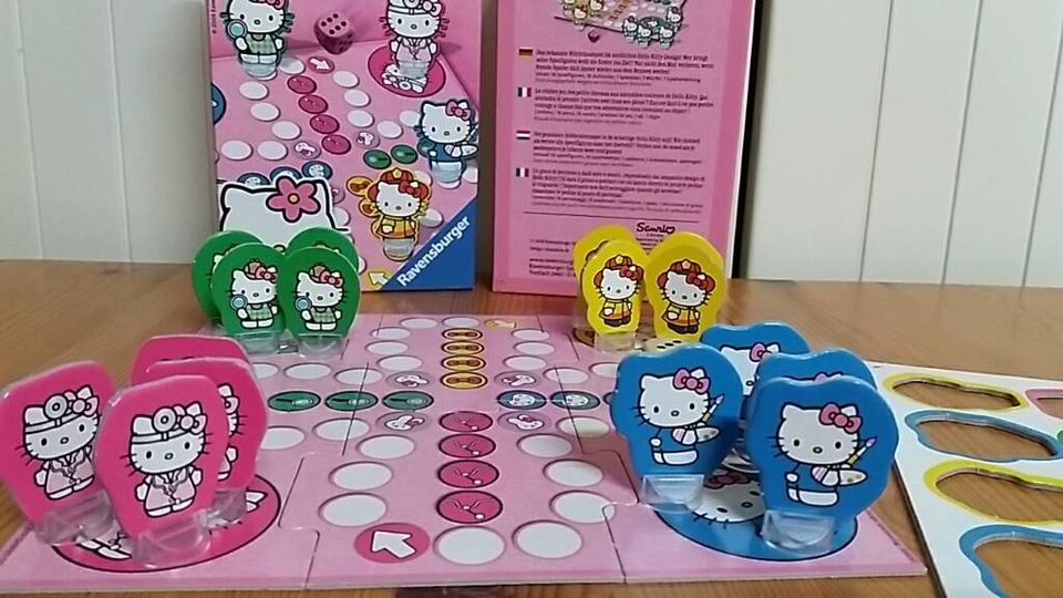 Pachisi Hello Kitty neuwertig Ravensburger Reisespiel Würfelspiel in Neuss