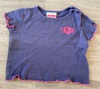T-Shirt blau rosa Herz Gr.68 Nordrhein-Westfalen - Steinheim Vorschau