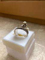 Ring, Damen, 925 Silber, Muschelperlen, Swarovski Dresden - Laubegast Vorschau