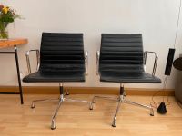 Original Eames Alu Chair EA 108 Leder schwarz Vitra Designklassik München - Schwanthalerhöhe Vorschau