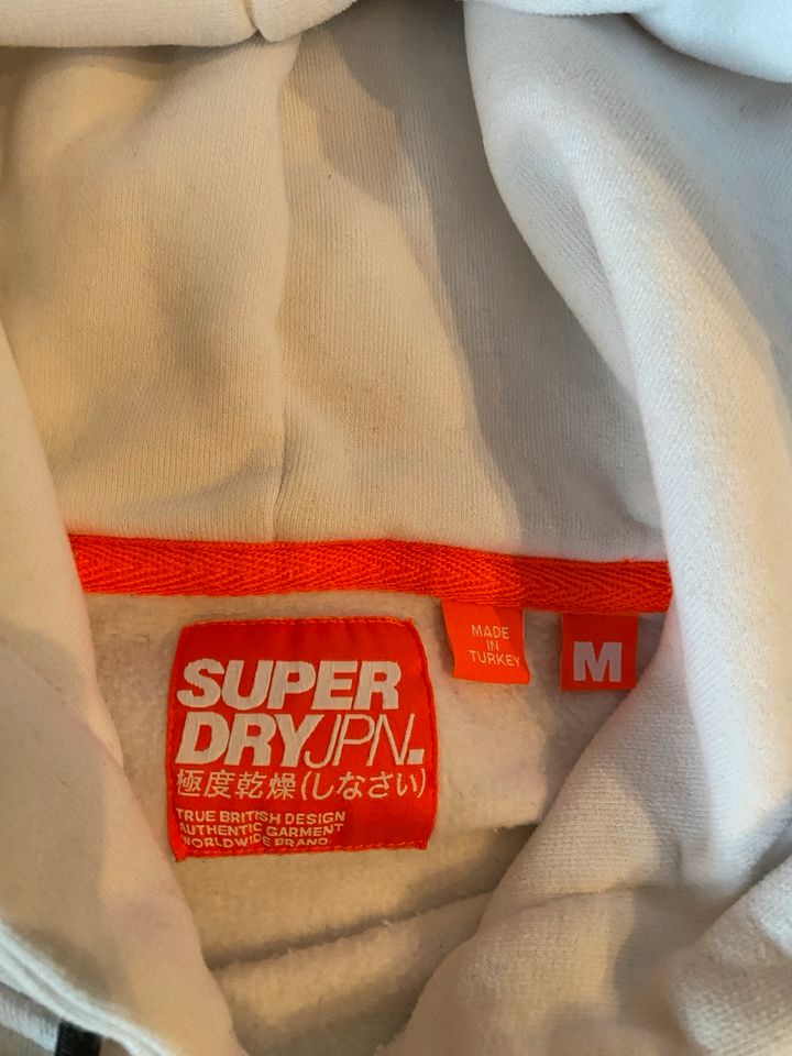 Weißer Superdry Hoody in Bad Aibling