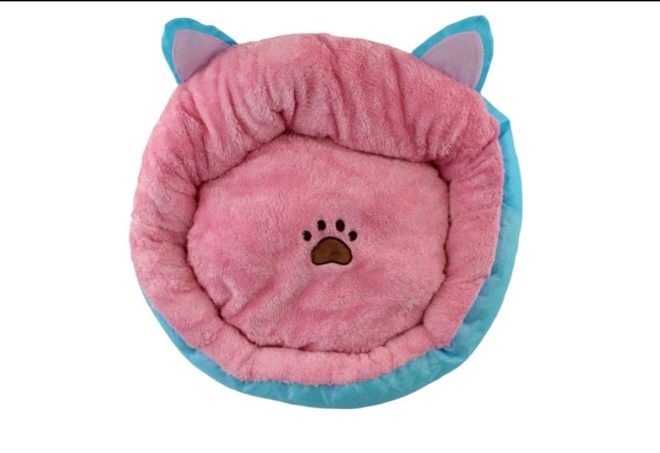 flauschiges Plüsch Katzenbett Hundebett Donut Liegeplatz 40cm in Bocholt