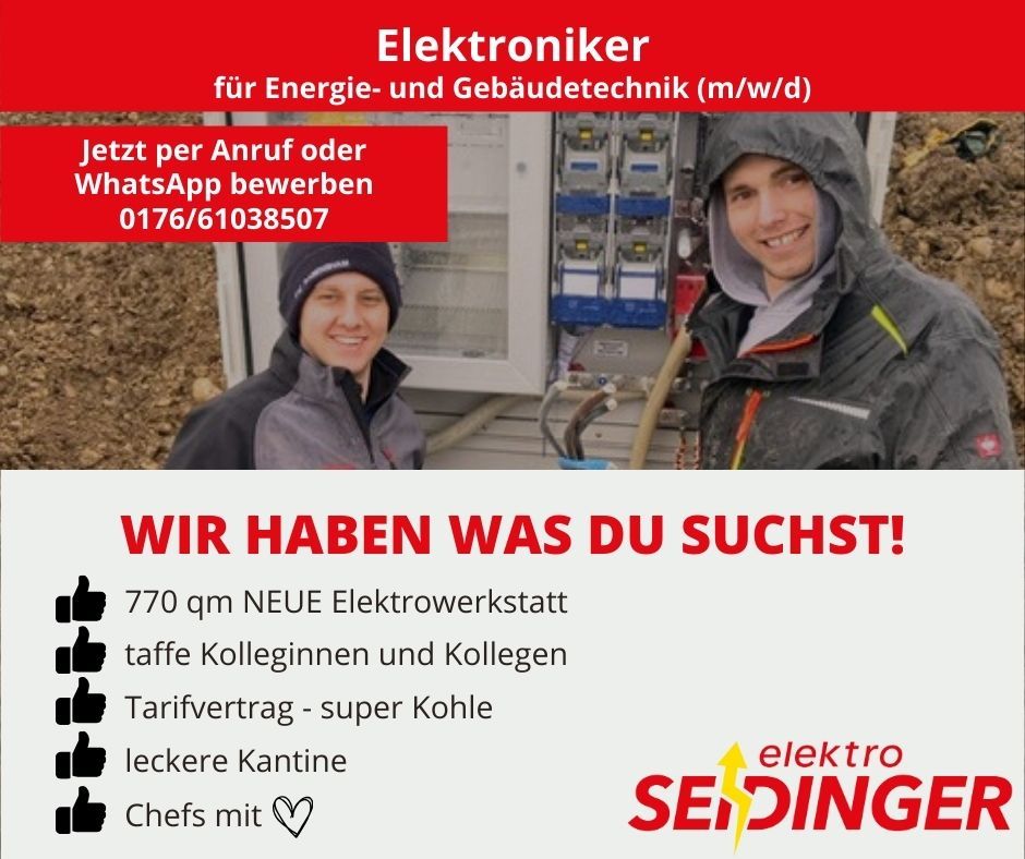 Elektroniker für Energie- und Gebäudetechnik Elektriker in Eiselfing