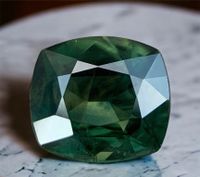 Grüner Saphir 1.76 ct Australien Kissenschliff Sachsen - Oelsnitz/Erzgeb. Vorschau