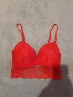 Spitze BH rot pushup sexy BH push up 75B Eimsbüttel - Hamburg Eidelstedt Vorschau