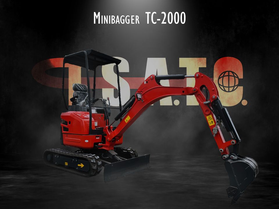 Minibagger | Kompaktbagger | Bagger | NEU mit Kubota Motor 2,0t in Suhl