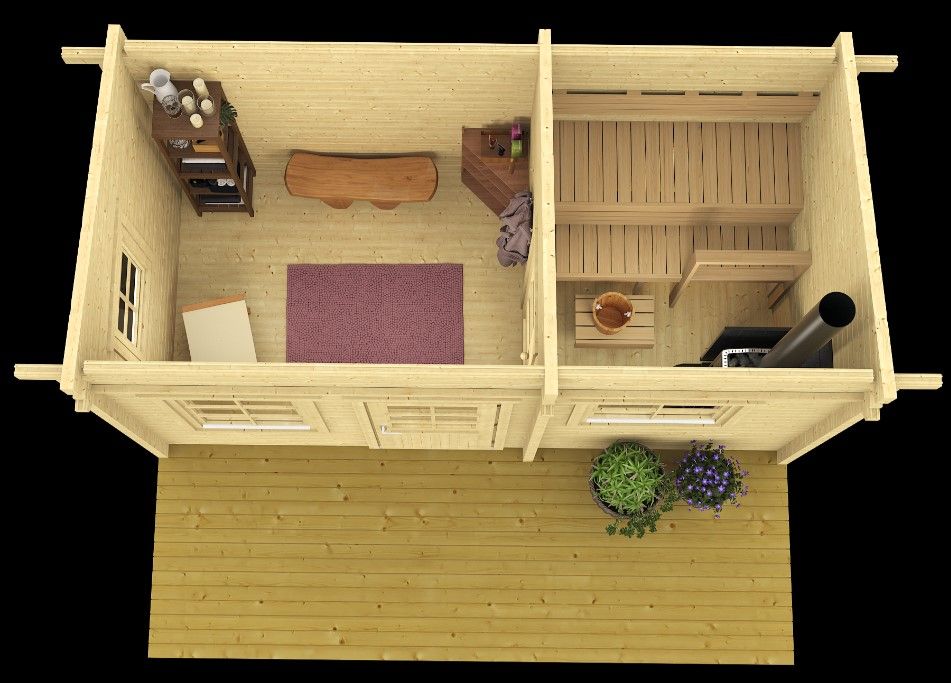 *Blockhäuser* Malcesine A bis D * 13 bis 24 m² * auch mit Sauna! in Elze
