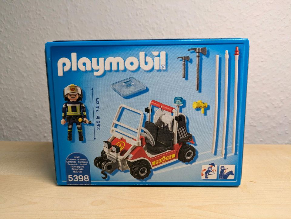 Playmobil City Action Feuerwehrkart 5398, komplett in Oberhausen