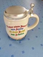 Bierkrug mit Zinndeckel Baden-Württemberg - Aulendorf Vorschau