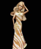 Für Fashion Royalty+Barbie Puppe nur Outfit-Kleidung-Abendkleid Niedersachsen - Algermissen Vorschau