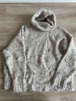 Zara Rollkragenpullover Strickpullover beige Creme Oversize Bayern - Durach Vorschau