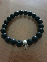 Totenkopf Schädel Armband dehnbares Stretch - Perlenarmband Essen - Essen-Borbeck Vorschau