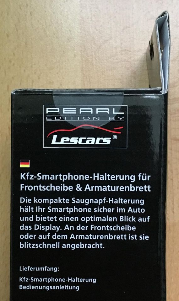 Lescars Kfz-Saugnapf-Smartphone-Halterung für Frontsch. & Arm.Br. in  Niedersachsen - Ronnenberg, Auto Hifi & Navigation Anzeigen