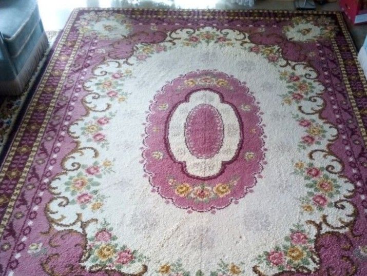 Großer Teppich handgeknüpft Junghans Smyrna Wolle 340x250 cm in Fürstenfeldbruck