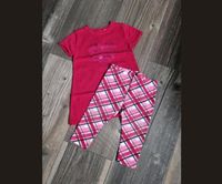 2er-Set Gr. 74 topomini Leggings Strick Shirt pink Pailletten Niedersachsen - Apen Vorschau