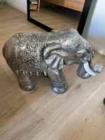 Großer orientalischer Deko Elefant silbern Hessen - Mücke Vorschau