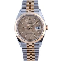 Rolex Datejust 36mm, Ref. 126203, 2023 ungetragenes Fullset LC EU, Champagne Motif (Riffelmuster) Zifferblatt, Jubileeband Duisburg - Duisburg-Mitte Vorschau