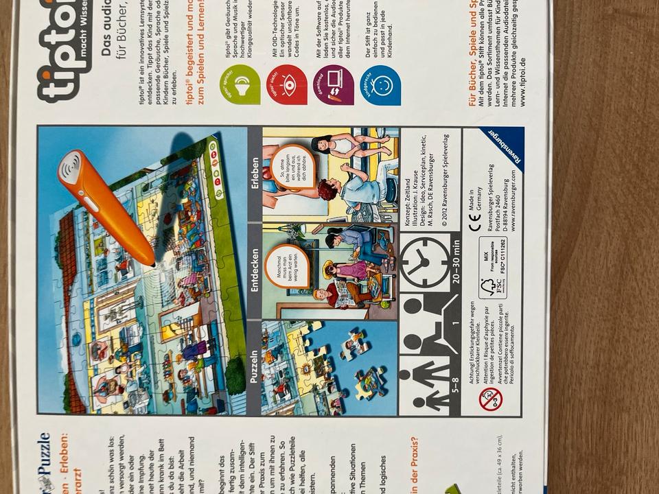 tiptoi Ravensburger Puzzle- Hilfst du mir in der Praxis? in Klipphausen