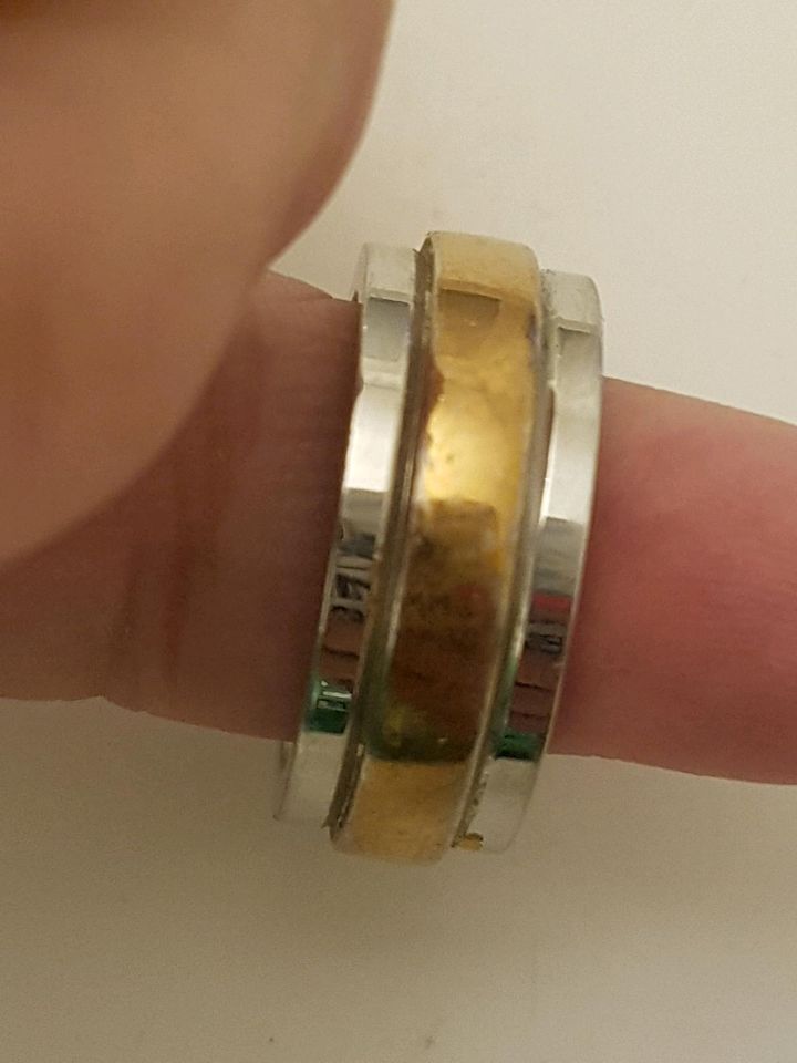Ring,  Edelstahl, Brosway , silberfarben,  Rosegold farben gr18,4 in Augsburg