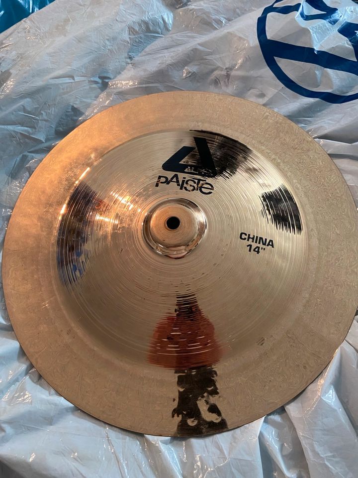 Paiste Alpha Rock Beckensatz Becken Crash Ride China in Neustadt in Holstein