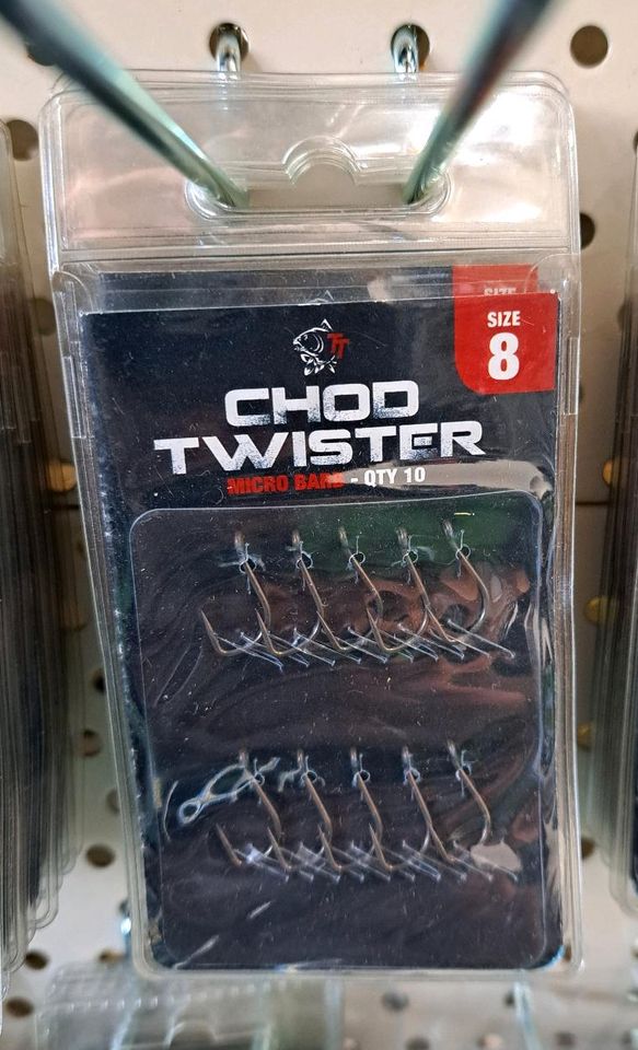 Nash TT Chod Twister Micro Barb Size 8 QTY 10 NEUWARE! OVP Angeln in Bad Bentheim