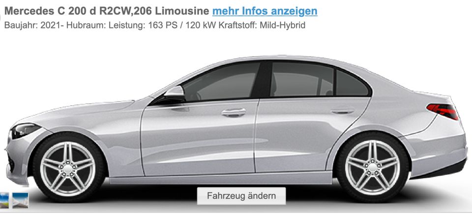 18zoll original Mercedes C-Klasse A206 Winterreifen Winterräder in München