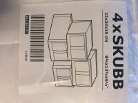 IKEA 4 x SKUBB. Schuhbox 4 Stück weiß Sachsen - Parthenstein (bei Grimma) Vorschau