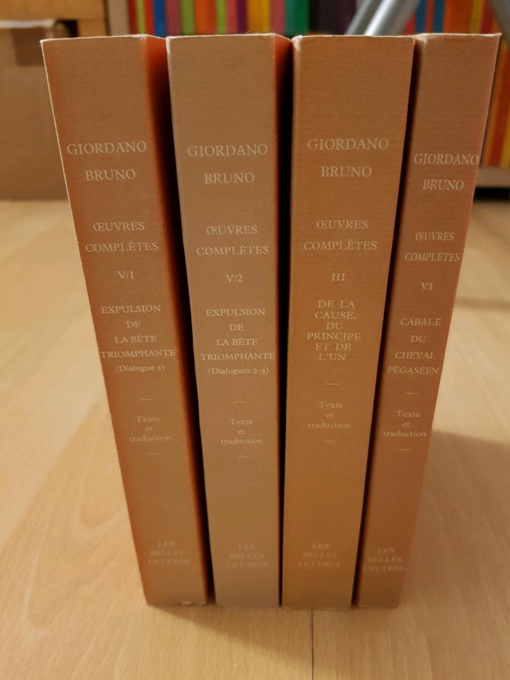 4x Giordano Bruno Œuvres complètes française livre Buch Bücher  f in Frankfurt am Main