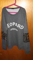 Grauer "Vila" Leopard Animal Pullover Überzieher Sweater in XL Bayern - Würzburg Vorschau