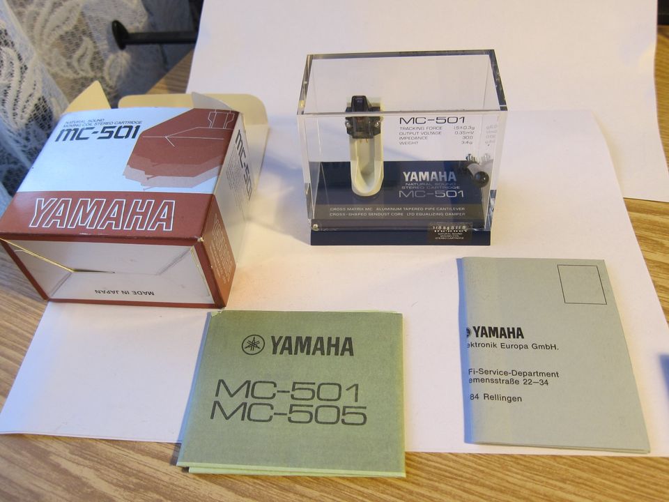 yamaha mc-501 cardridge gebraucht  gut nadel system mit vp in Berkenthin
