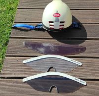 Zeitfahrhelm Aerohelm Bell mit 3 Visieren Triathlonklassiker Pankow - Karow Vorschau