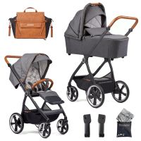 Gesslein INDY M2 Swing - 2in1 Kinderwagen-Set - Design 053053 - inkl. Panorama Lyx Babywanne + Sportsitz Swing + Wickeltasche + Zubehör - NEU Hessen - Fulda Vorschau